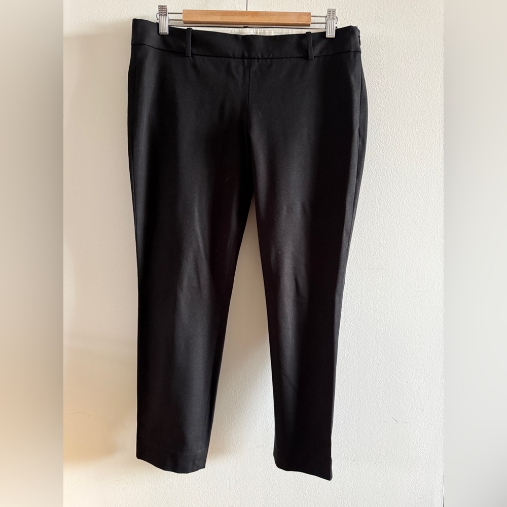 J. Crew City Fit Pants in Black
